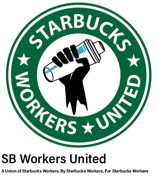 Starbucks logo with phrase 