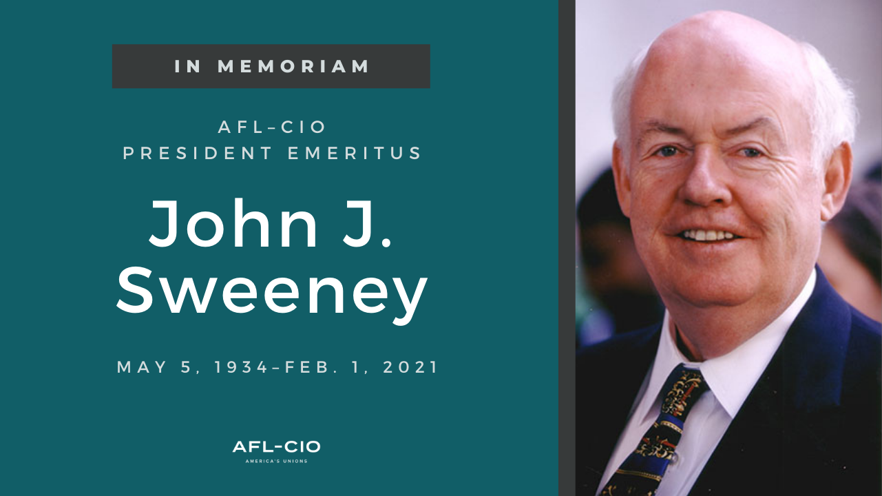 Hosts Memorial for President John Sweeney Kalmanovitz